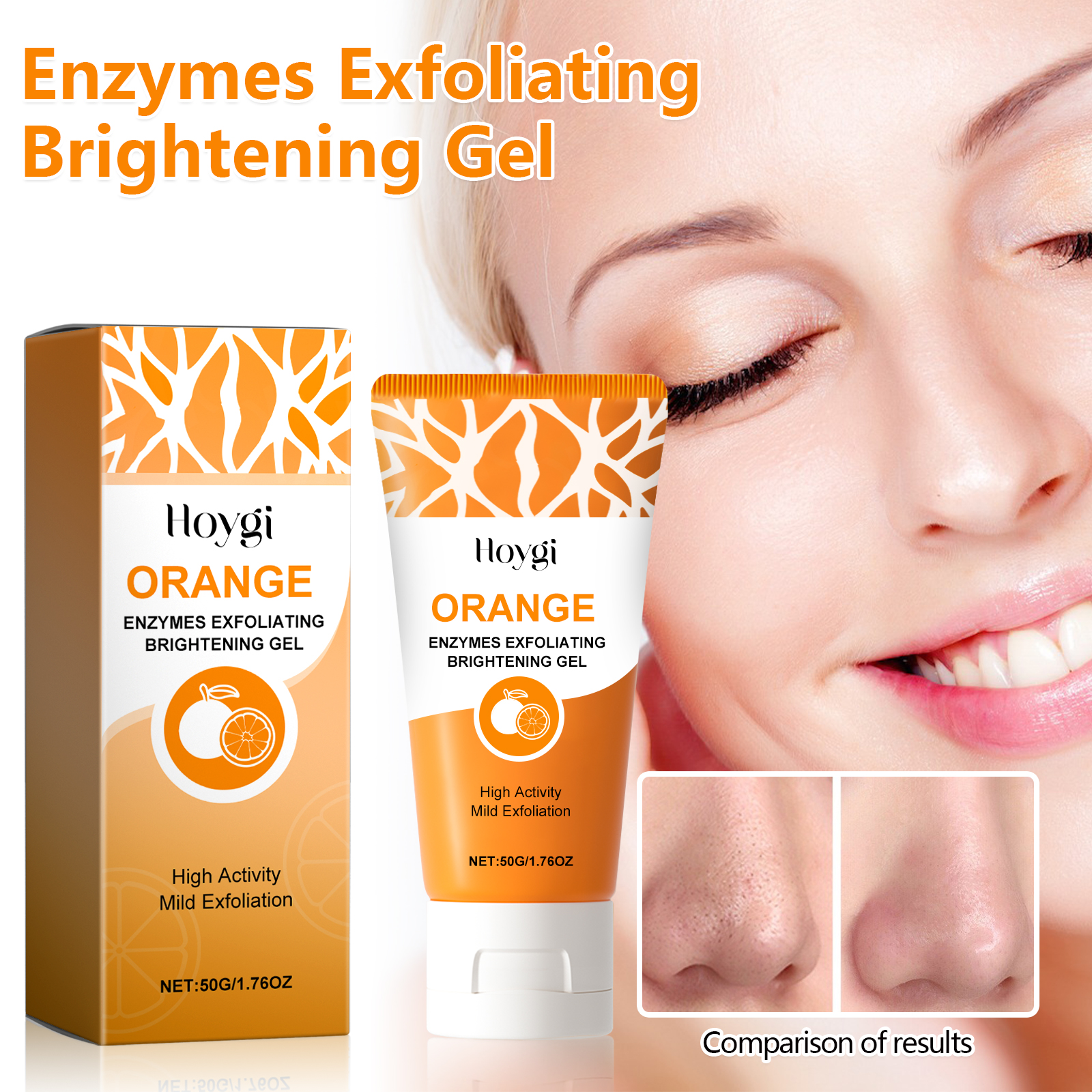 Aha Bha Exfoliant - Enzymes Exfoliating Brightening Gel Salicylic Acid