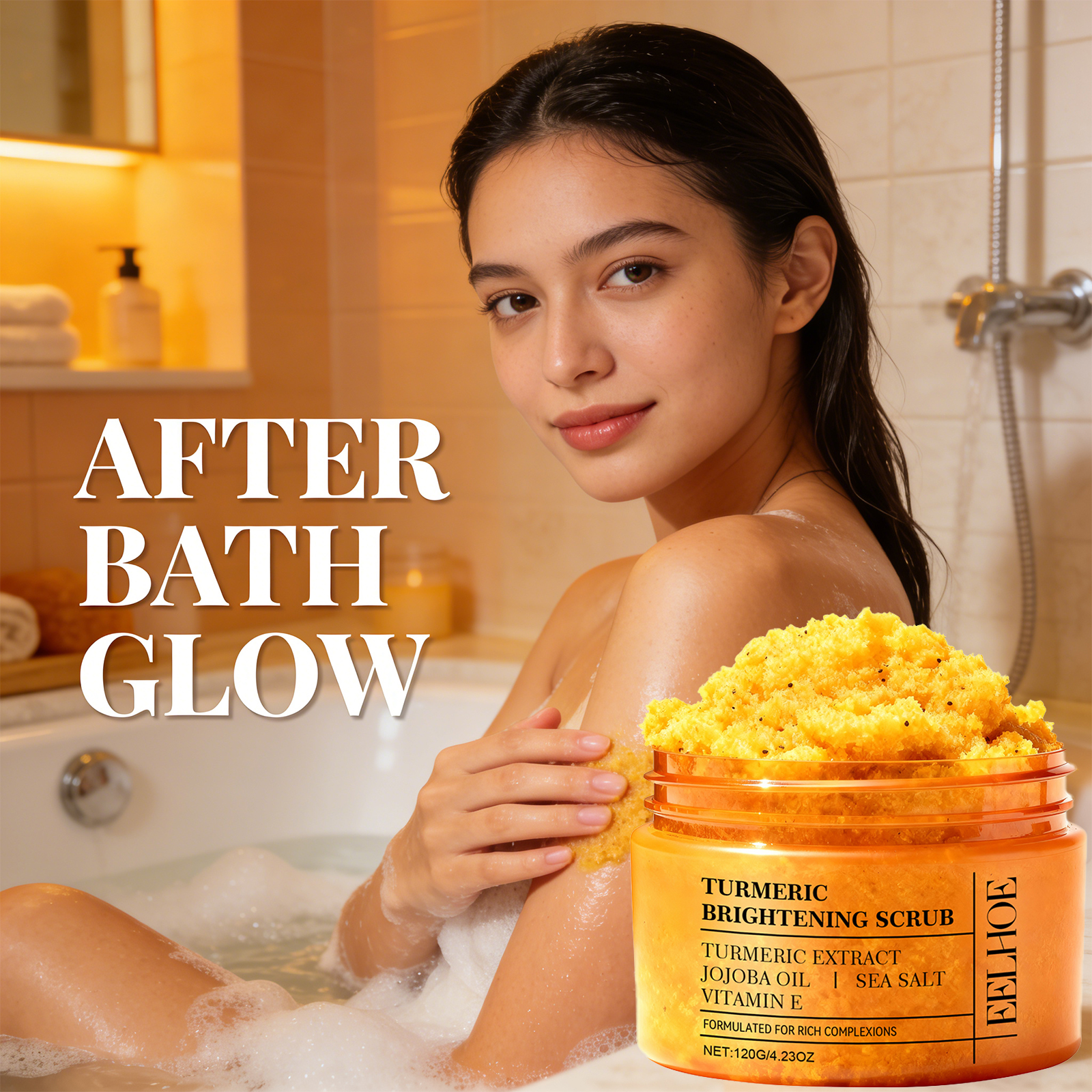 Aha Bha Exfoliant - Turmeric Vitamin E Exfoliation scrub Smoothing
