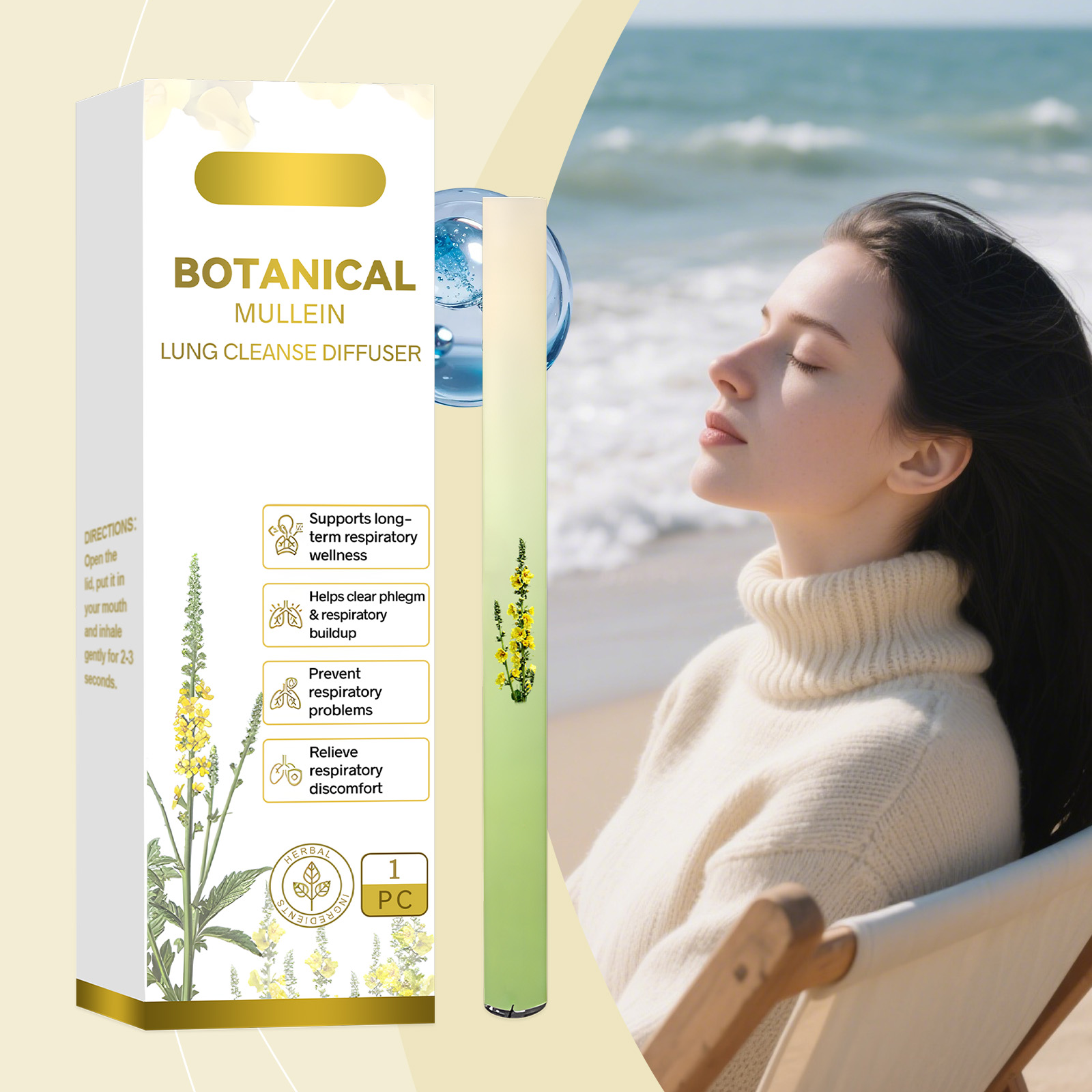 Skincare Ingredients - 1.5ML Soothing Breath Herbal Fresh Breath