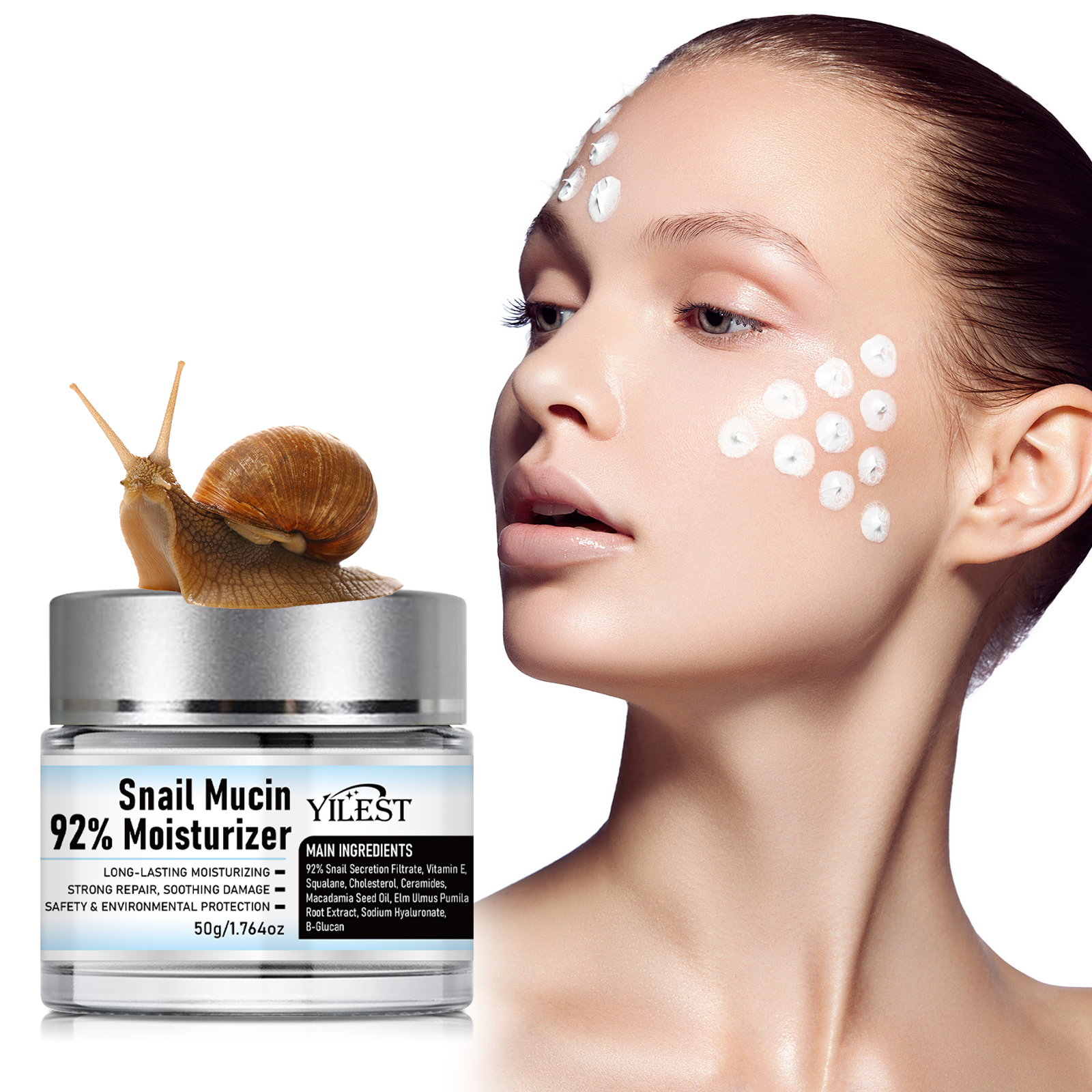 Snail Mucin Essence - Snail Mucin 92% Moisturizing Advanced Power