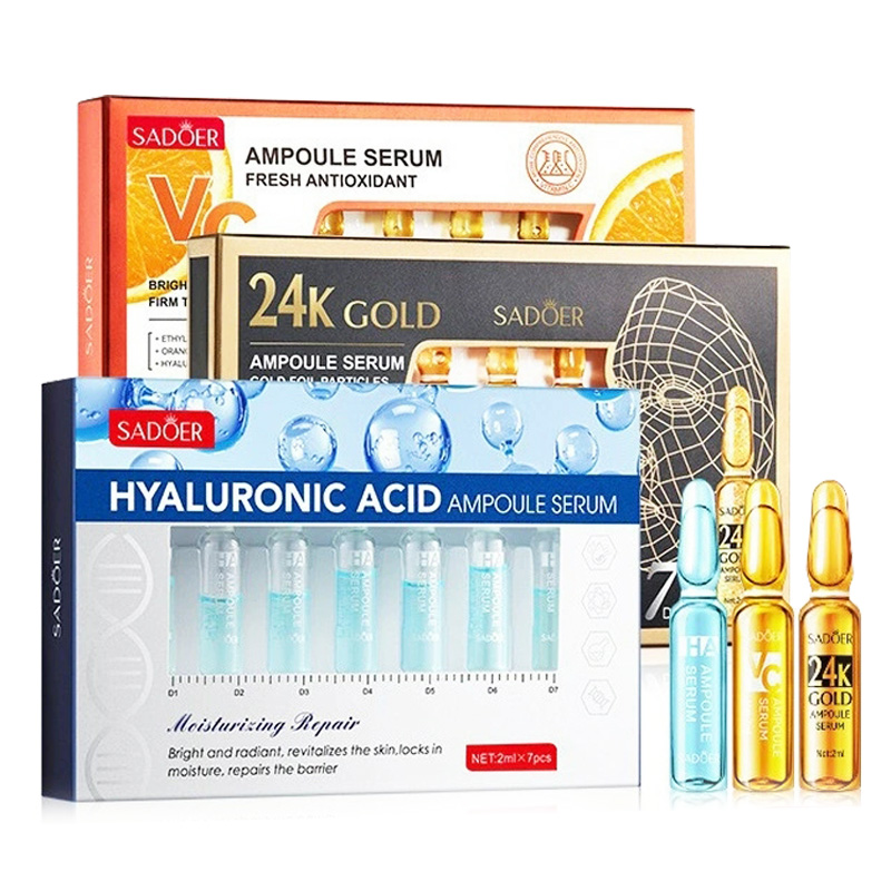 Snail Mucin Essence - 7pcs/Kit SADOER Ampoule Vitamin C 24K