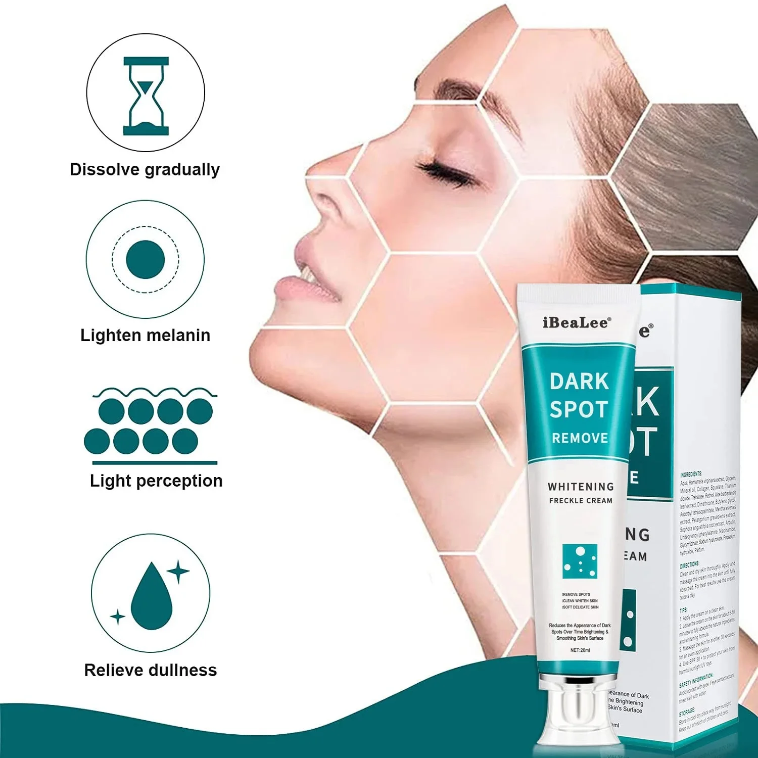 Melasma Brightening Face Cream - Skincare Niacinamide 리뷰 및 가격