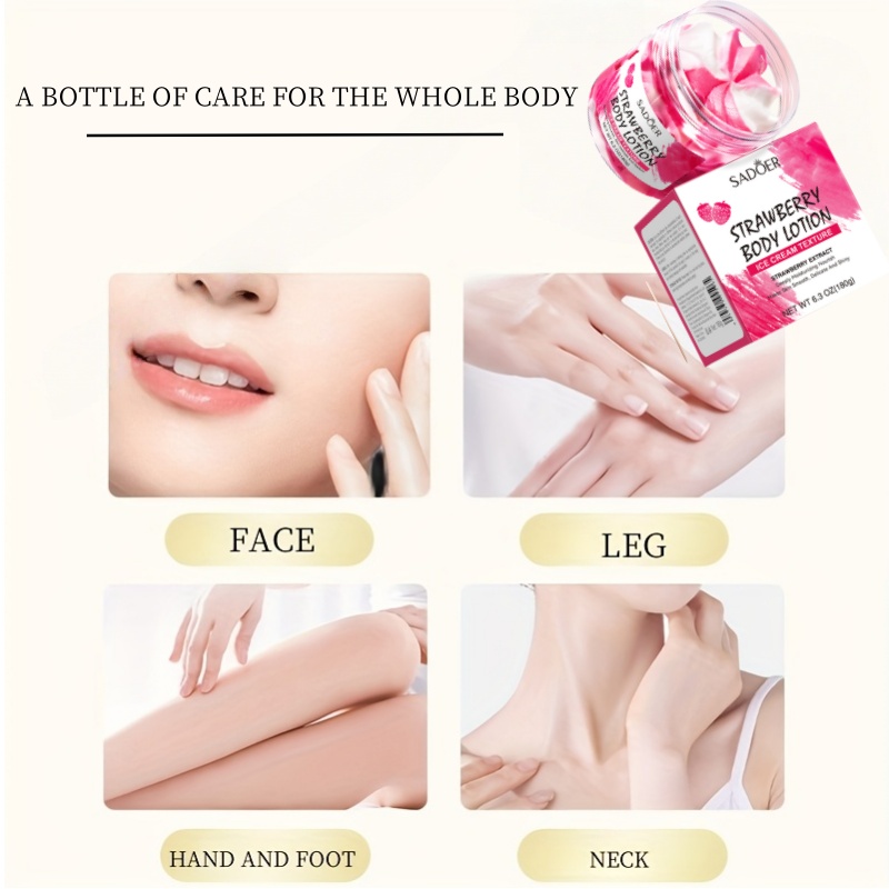180g Strawberry Body Lotion, C - Skincare Ingredients 리뷰 및 가격
