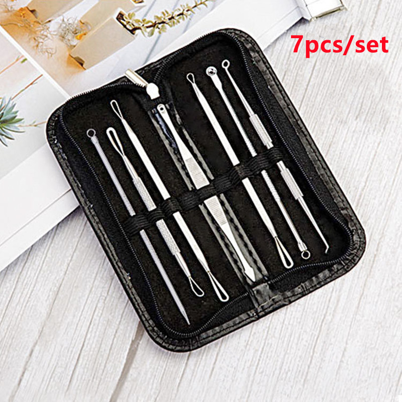 7Pcs/Set Stainless Steel Pimpl - Skincare Ingredients Checker 리뷰 및 가격