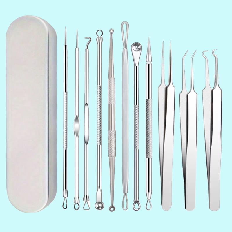 11Pcs/Set Acne Needle Blackhea - Skincare Ingredients Checker 리뷰 및 가격