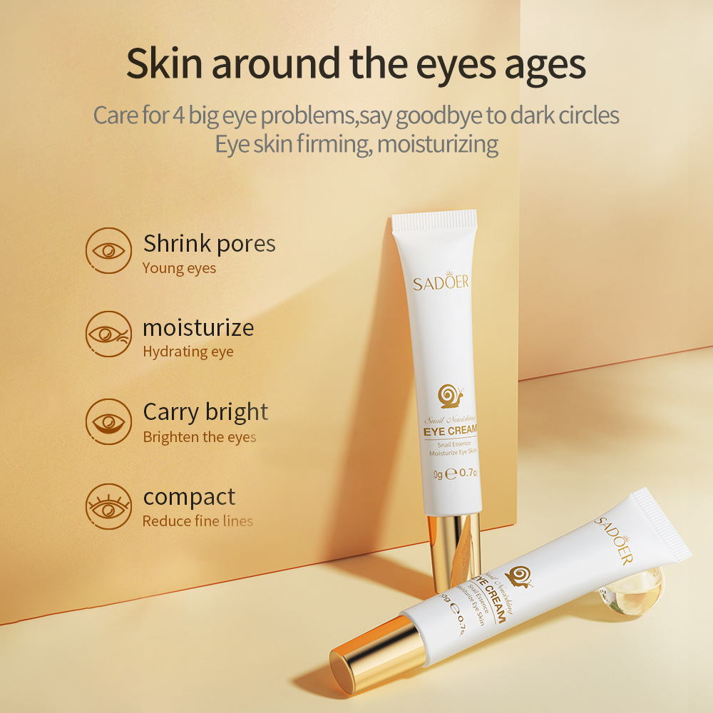 SADOER Snail Eye Cream Anti Wr - Snail Cream Gel 리뷰 및 가격