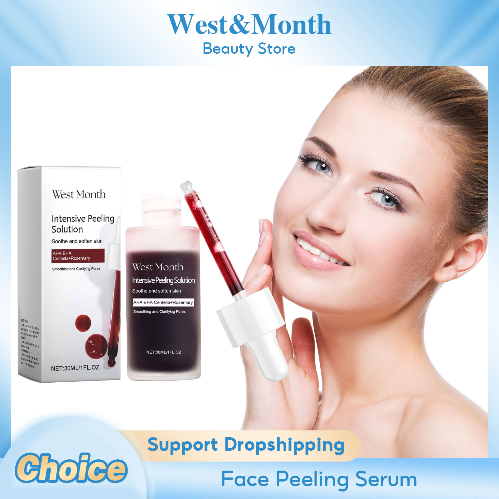 Peeling Face Serum Fruit Acid  - Aha Bha Exfoliant 리뷰 및 가격