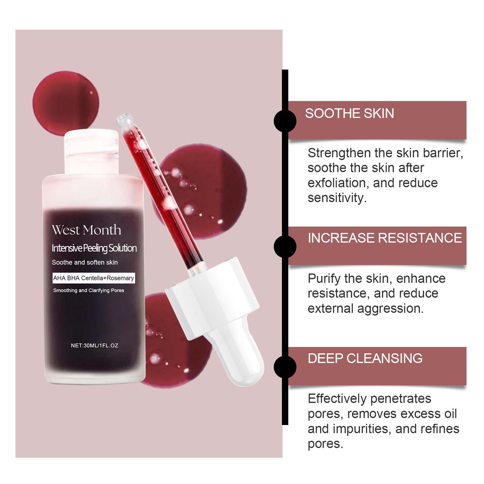 Peeling Face Serum Fruit Acid  - Aha Bha Exfoliant 리뷰 및 가격