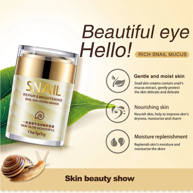 Anti-aging whitening snail cre - Snail Cream Gel 리뷰 및 가격