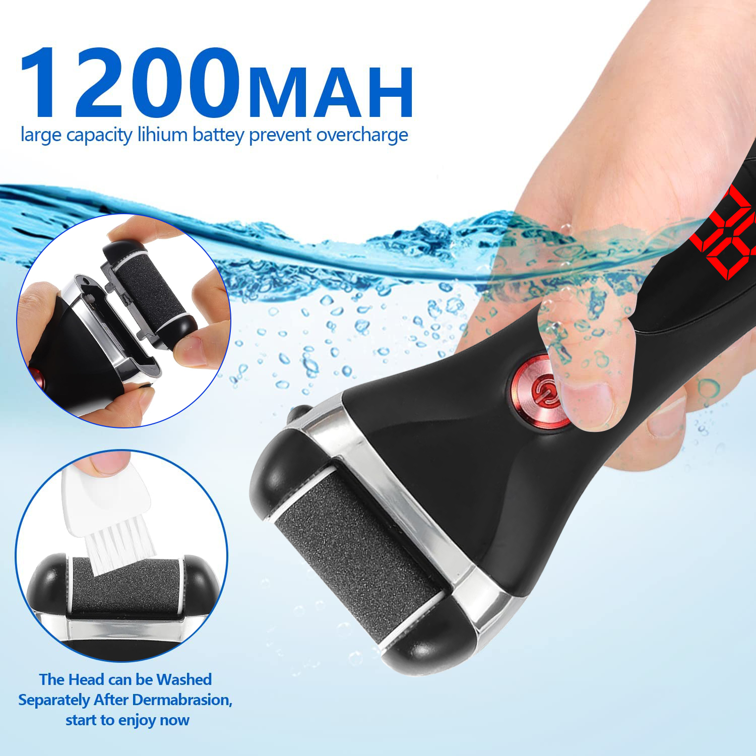 Hatteker Electric Foot File Ca - Skincare Ingredients Checker 리뷰 및 가격