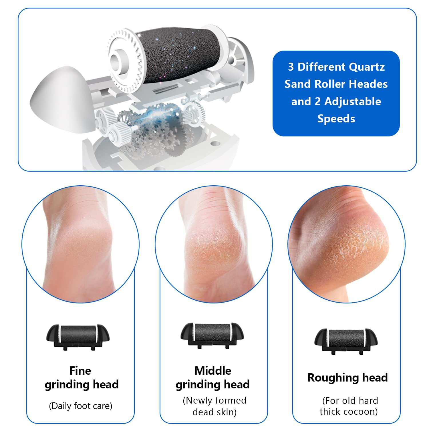 Hatteker Electric Foot File Ca - Skincare Ingredients Checker 리뷰 및 가격