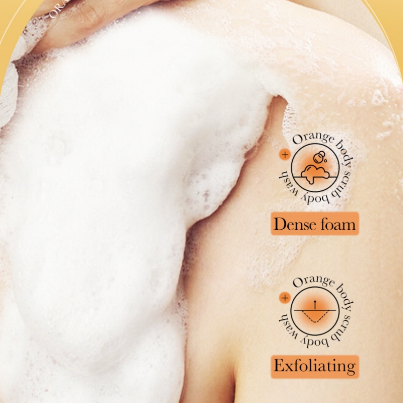 300ml Orange Body Scrub Shower - Skincare Ingredients 리뷰 및 가격