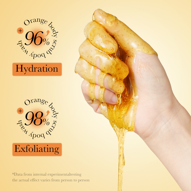 300ml Orange Body Scrub Shower - Skincare Ingredients 리뷰 및 가격