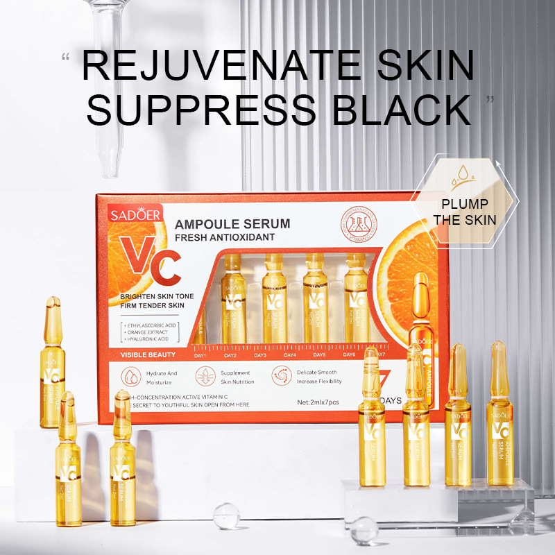 7pcs/Kit SADOER Ampoule Vitami - Snail Mucin Essence 리뷰 및 가격