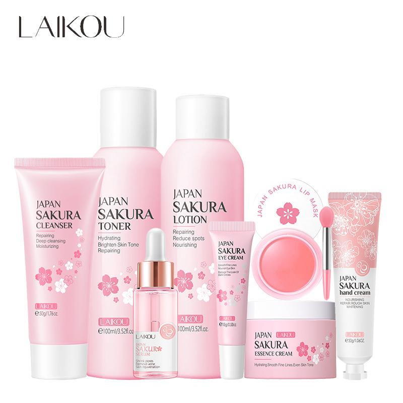 LAIKOU 8Pcs Sakura Facial Skin - Skincare Niacinamide 리뷰 및 가격