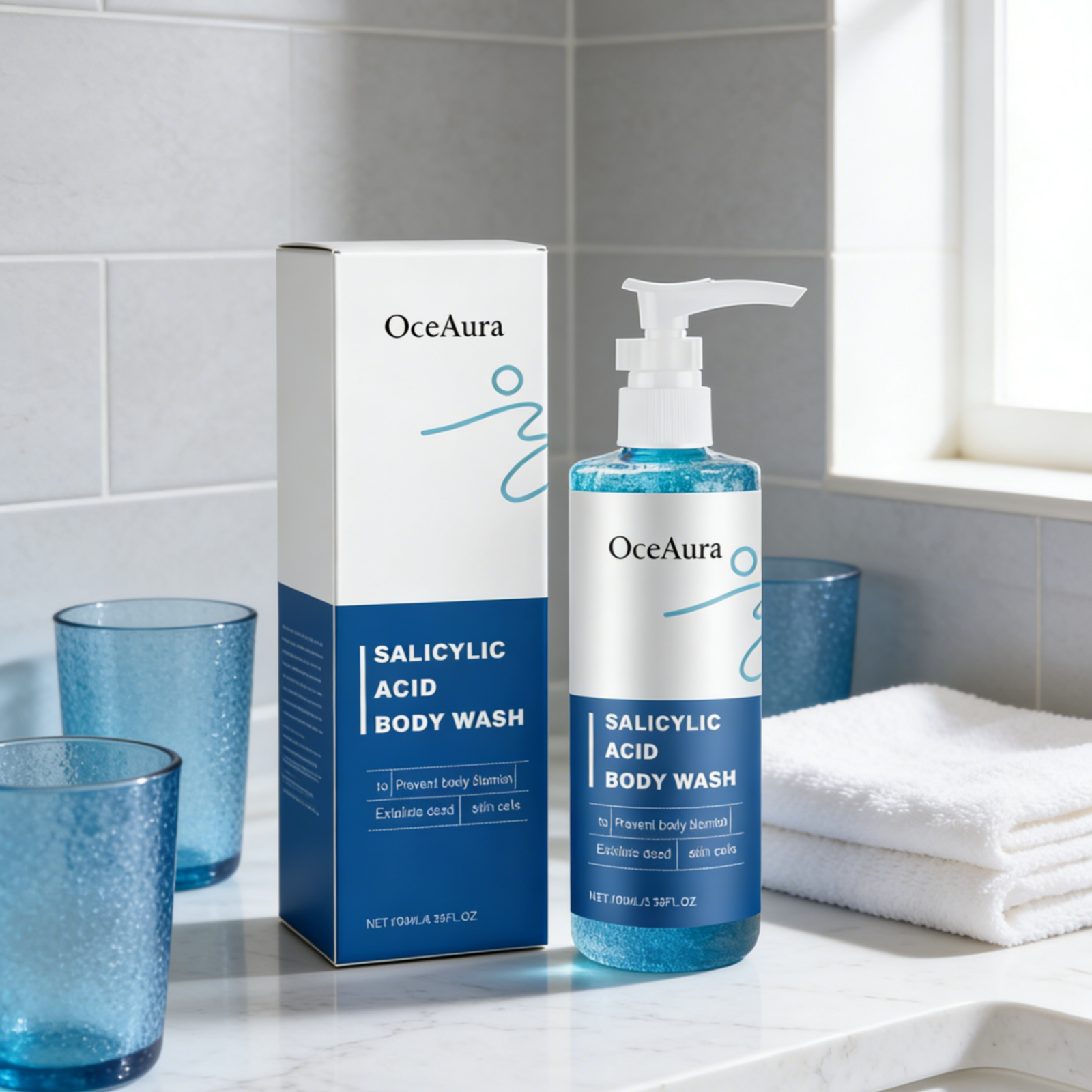 OceAura Salicylic Acid Shower  - Aha Bha Exfoliant 리뷰 및 가격